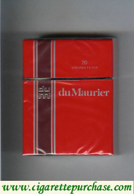 Du Maurier 20 cigarettes hard box